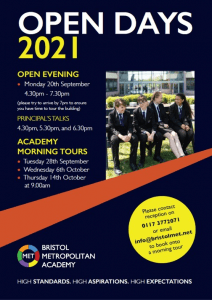 Secondary Schools open day information