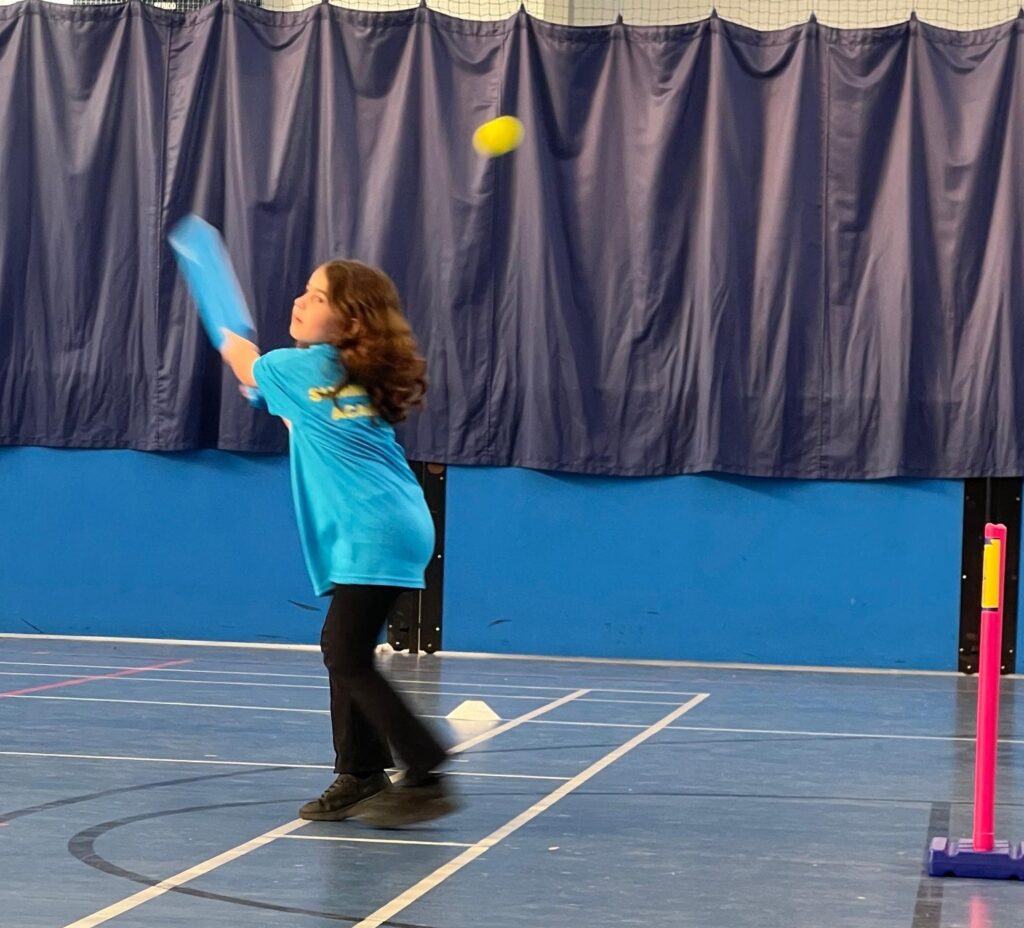 Summerhill pupils take part in cricket skills event